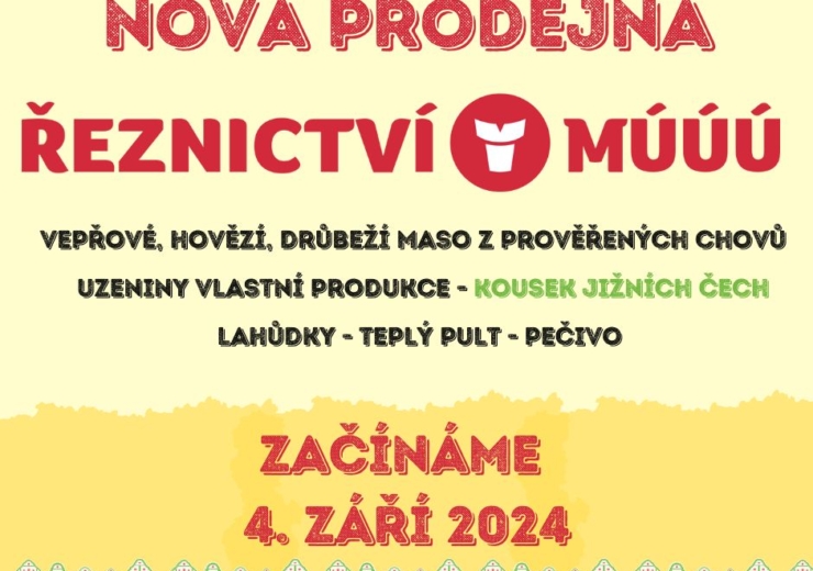 ŘEZNICTVÍ MÚÚÚ Arbesák – ZAČÍNÁME 4.9.2024